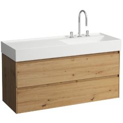 Laufen Lani kast 118x45x51.5 cm hangend onder de wastafel eik H4039821122671