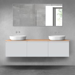 Set kast Oltens Vernal 60013700, badkamerblad op kast Oltens Vernal 63021060