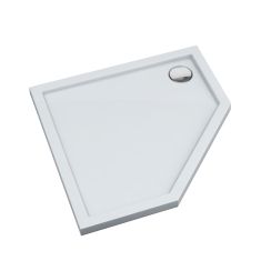 Schedline Estima vijfhoekige douchebak 80x80 cm wit 3SP.E1PK-8080