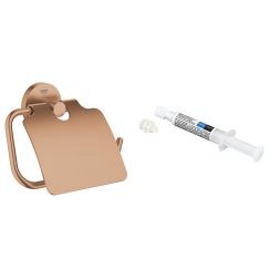 Set toiletpapierhouder Grohe Start 41179DL0, lijm Grohe QuickGlue 41127000