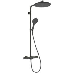 Hansgrohe Raindance Alive S doucheset wand met thermostaat met regendouche zwart 24594340