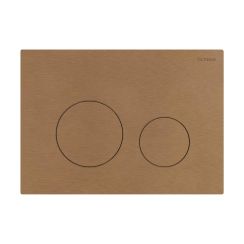 Oltens Lule SteelCore spoelknop voor het toilet geborsteld koper 57001610