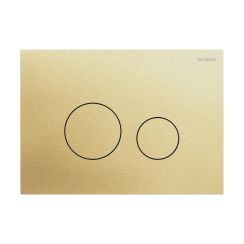 Oltens Lule SteelCore spoelknop voor het toilet geborsteld goud 57001810
