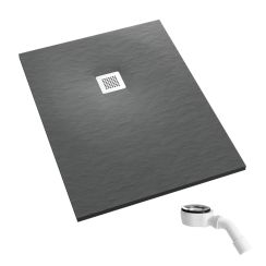 Schedpol Kalait Grey Stone rechthoekige douchebak 120x100 cm grijs 3.3125/S/ST-M2