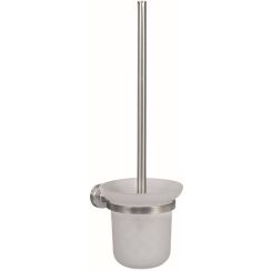 BISK Go toiletborstel ingeschroefd nikkel 08630