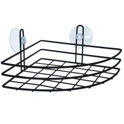 BISK Niagara badkamermandje zwart 08264