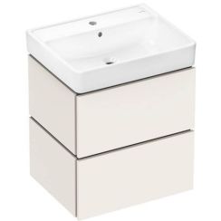 Hansgrohe Xilesa E wastafel met kast 60 cm beige 54396780