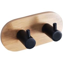 BISK Niagara handdoekhanger hout 08157