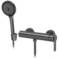 Rea Ontario Side douchekraan wand grafiet REA-B6551