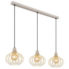 Globo Lighting Mateo hanglamp 3x60 W crème 33370319