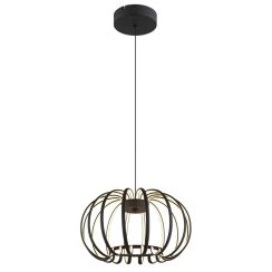 Globo Lighting Ribbon hanglamp 1x40 W zwart 15946B