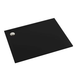 Schedpol Etrusco Black Mat rechthoekige douchebak 110x80 cm zwart 3.473/C/MG