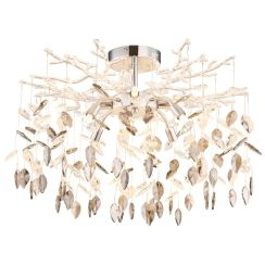 Globo Lighting Danna plafondlamp x8 W chroom-bedampt 64133-8D