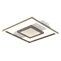 Globo Lighting Pikara plafondlamp 2x18 W wit-bruin 67324-24C