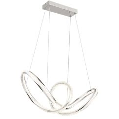 Globo Lighting Evangeline slimme hanglamp 1x45 W chroom 67440H