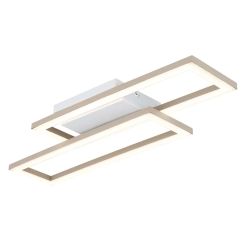Globo Lighting Wilton plafondlamp 2x16 W wit-zandkleurig 67381-16