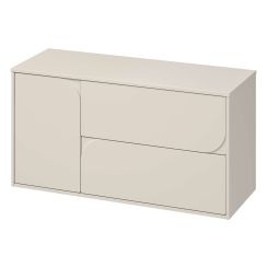Cersanit Crea II kast 120x45x61.8 cm hangend onder de wastafel beige S1062–002