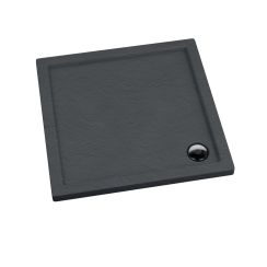 Schedpol Caspar Grey Stone rechthoekige douchebak 80x80 cm grijs 3.260/S/ST