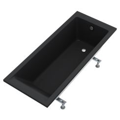 Schedline Maio Black Mat rechthoekig bad 170x75 cm zwart 3WST.M2P-17075/C/MG