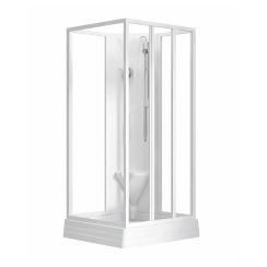 Ravak Supernova cabine met douchebak 90x90 cm vierkant wit glans/helder glas 83677112Z1