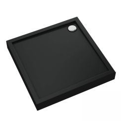 Schedline Cameron Black Mat vierkante douchebak 80x80 cm zwart 3ST.C1K-8080/C/MG