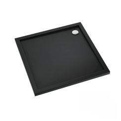 Schedline Sharper Black Mat vierkante douchebak 90x90 cm zwart 3S.S1K-9090/C/MG