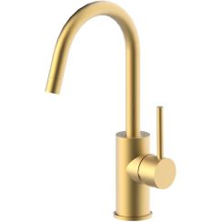 Paffoni Light wastafelkraan staand gouden LIG078HGSP