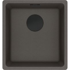 Franke Maris spoelbak van graniet 43.3x43.3 cm zwart 125.0737.996