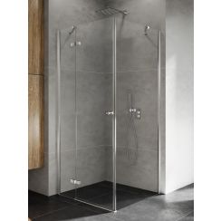 New Trendy Kalibra douchecabine 100x100 cm vierkant chroom glans/helder glas K-5012