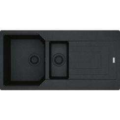 Franke Urban spoelbak van graniet 100x50 cm grijs/grafiet/onyx 114.0741.215