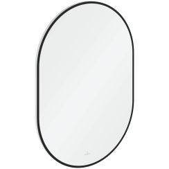 Villeroy & Boch spiegel 60x85 cm ovaal met verlichting zwart A4876000