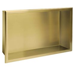 Rea inbouwplank 45 cm gouden REA-05607