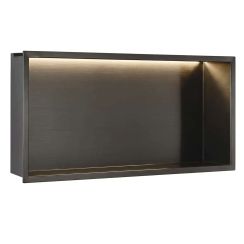 Rea inbouwplank 63 cm grafiet REA-08563
