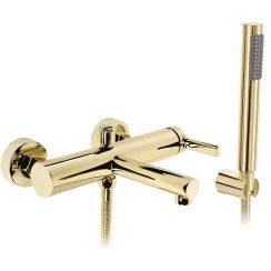 Rea Pixel bad- en douchekraan wand gouden REA-B4524