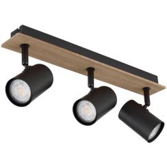 Globo Lighting Linca plafondlamp 3x25 W zwart 57905-3