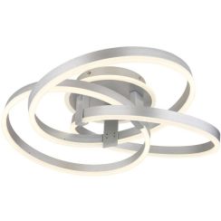 Globo Lighting Herwig plafondlamp 1x56 W wit 67163-56