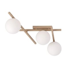 Emibig Smart plafondlamp 3x10 W wit-beige 1793/3