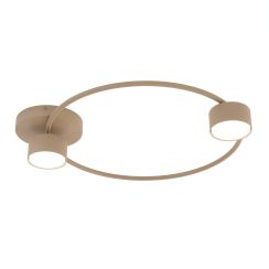 Emibig Lucio plafondlamp 2x10 W beige 1807/2