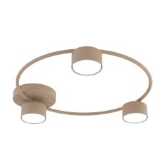 Emibig Lucio plafondlamp 3x10 W beige 1807/3