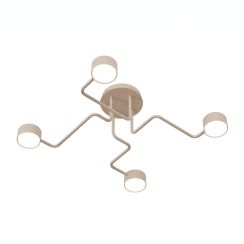 Emibig Kurage plafondlamp 4x10 W beige 1809/4