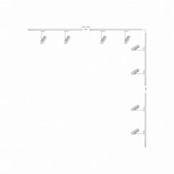 Zuma Line White set busbars met reflectoren x35 W wit 3587