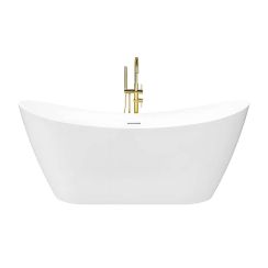 Rea Ferrano vrijstaand bad 180x76 cm wit REA-W0082