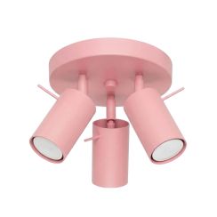 Sollux Lighting Ring plafondlamp 3x10 W roze SL.2174