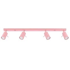 Sollux Lighting Ring plafondlamp 4x10 W roze SL.2175