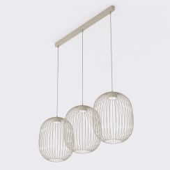 Emibig Mantra hanglamp 3x10 W beige 1701/3
