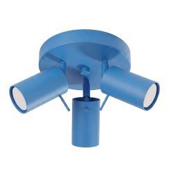 Sollux Lighting Ring plafondlamp 3x10 W blauw SL.2204