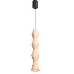 Sollux Lighting Kubbe hanglamp 1x10 W hout SL.2029