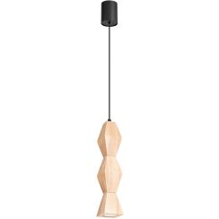 Sollux Lighting Kubbe hanglamp 1x10 W hout SL.2031