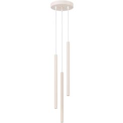 Sollux Lighting Arche hanglamp 3x8 W beige SL.2035