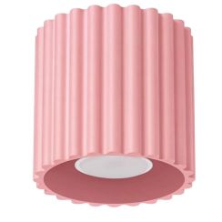 Sollux Lighting Aura plafondlamp 1x10 W roze SL.2403